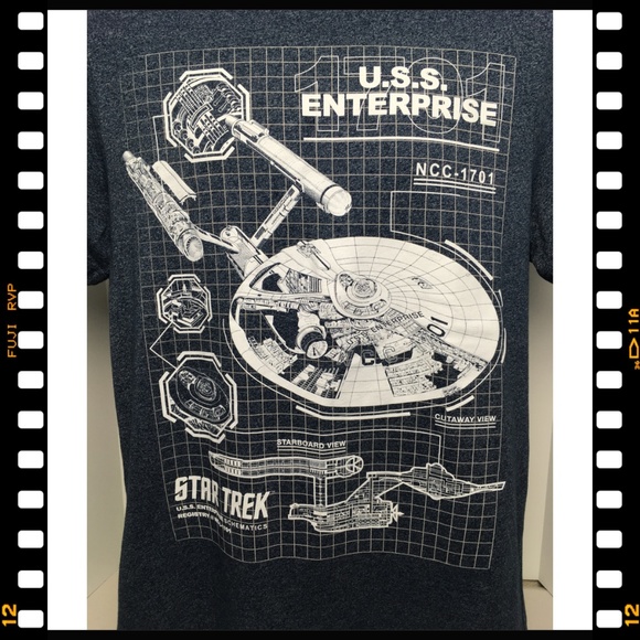 New~T-Shirt~Star~Trek~NCC-1701~Enterprise~ - Picture 2 of 5